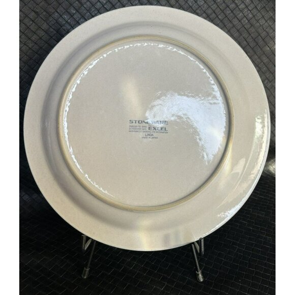 Stoneware by Excel 12 1/4” Platter Linda Pattern Orange Yellow White Flowers - Picture 6 of 7